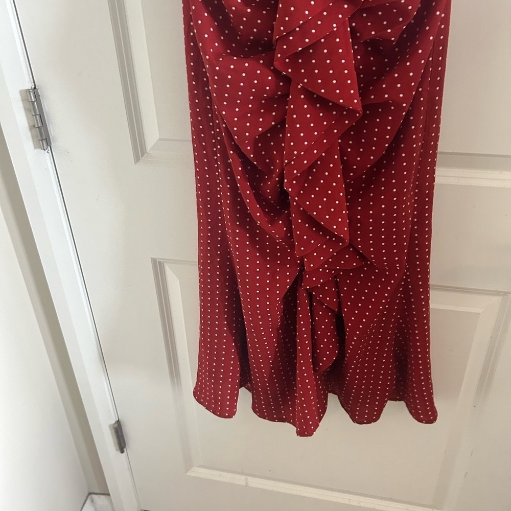 C/MEO Collective Timeless Vices Midi Dress In Red Spot - Picture 4 of 8